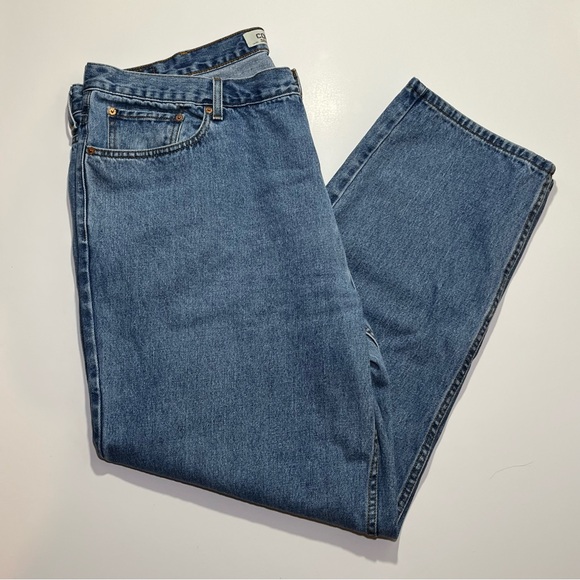 Vintage Levi’s 560 Comfort Fit Loose Tapered Leg Blue Jeans, 44x32 - Picture 1 of 7